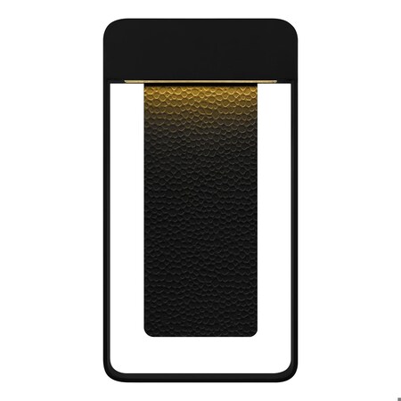 Quoizel Bourdon Integrated LED Matte Black Outdoor Wall Lantern BOU8407MBK